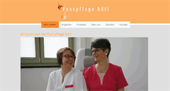 Desktop Screenshot of fusspflege-rueti.ch