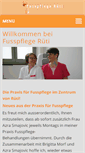 Mobile Screenshot of fusspflege-rueti.ch